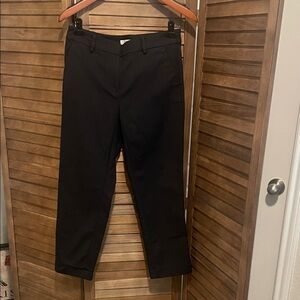 LOFT Classic Black Cropped Pants